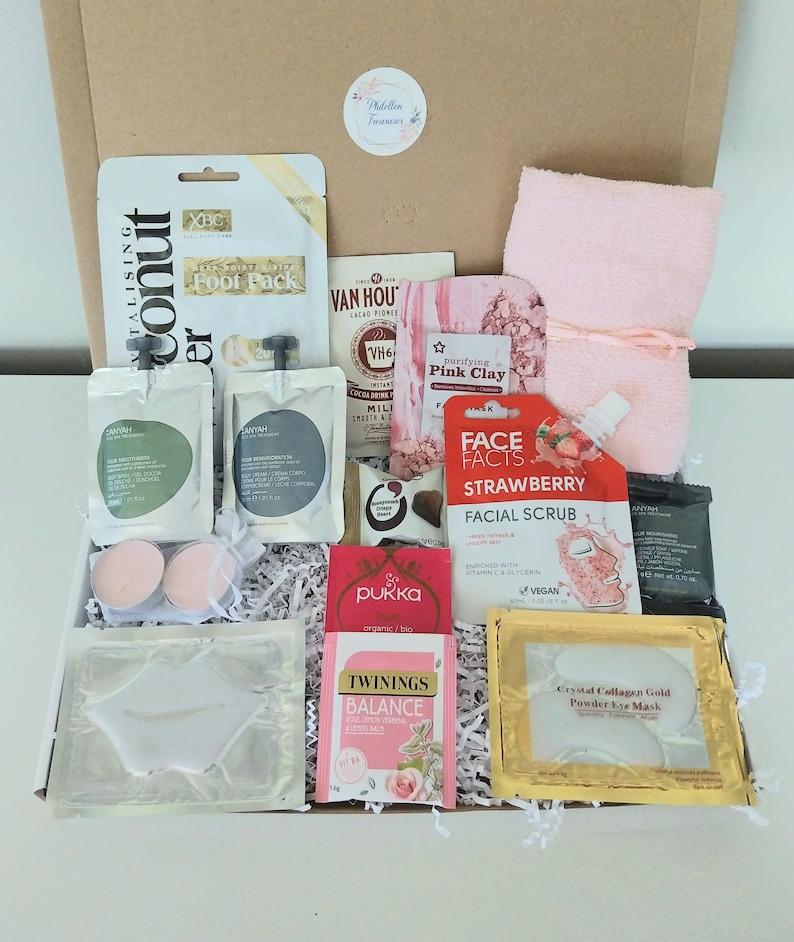 Trousse de soins pour le confort d'elle, cadeaux douillets pour femme, panier-cadeau spa, panier de soins d'hiver, coffret cadeau détente, soleil image 8