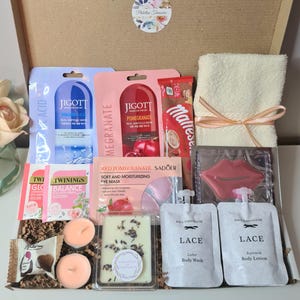 Spa-Geschenke für Frauen, Self Care Geschenkbox, Verwöhnkorb, Beauty Box, Entspannungsgeschenkset für Sie, Home Spa Day Kit, Briefkastengeschenk, Frau