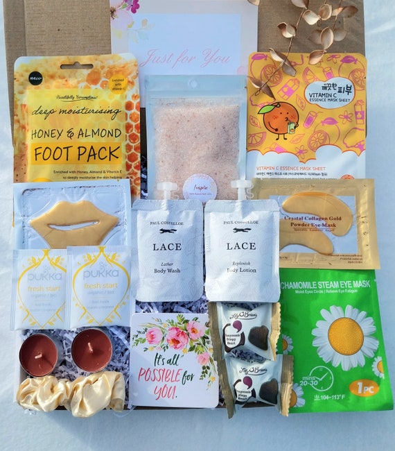 Positivity Gifts for Women, Sending You Sunshine, Spa Pamper Gift Box, Care  Package for Her, Self Care Kit, Pick Meup, Uplift Your Spirits 