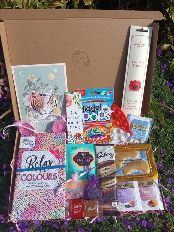 Mental Health Box Anxiety Relief Gifts Distraction Box Etsy