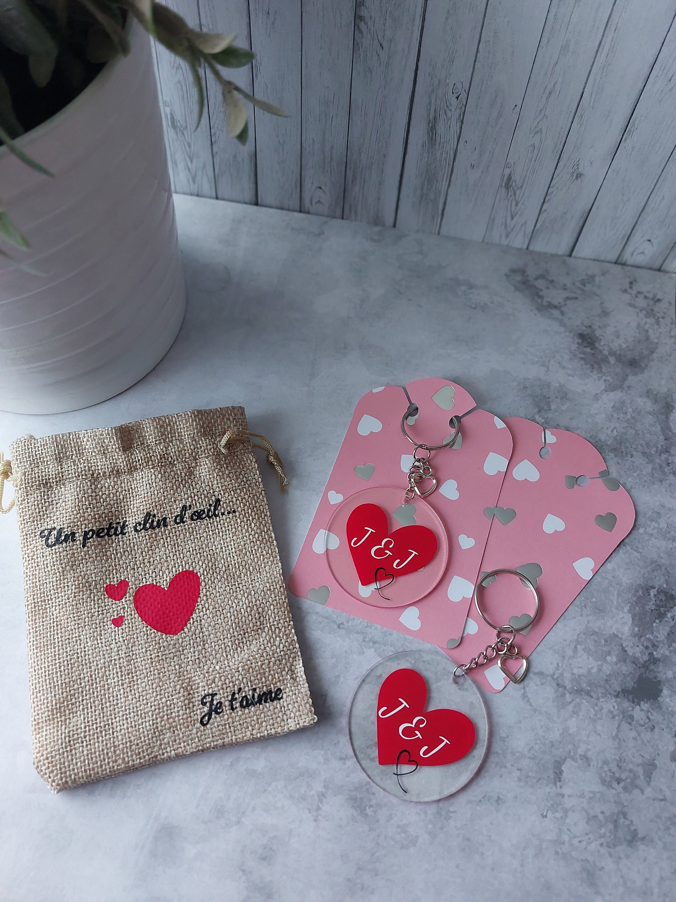 Gobelet personnalisable - Pack de 6 Stitch Angel Love Heart pink