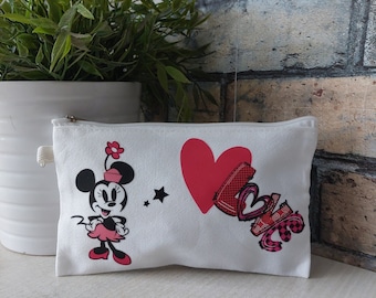 Make-uptasje / etui "Minnie / Love".