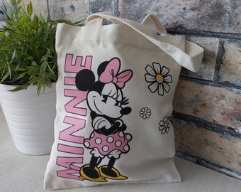 Sac / Top bag enfant " Minnie / Printemps"