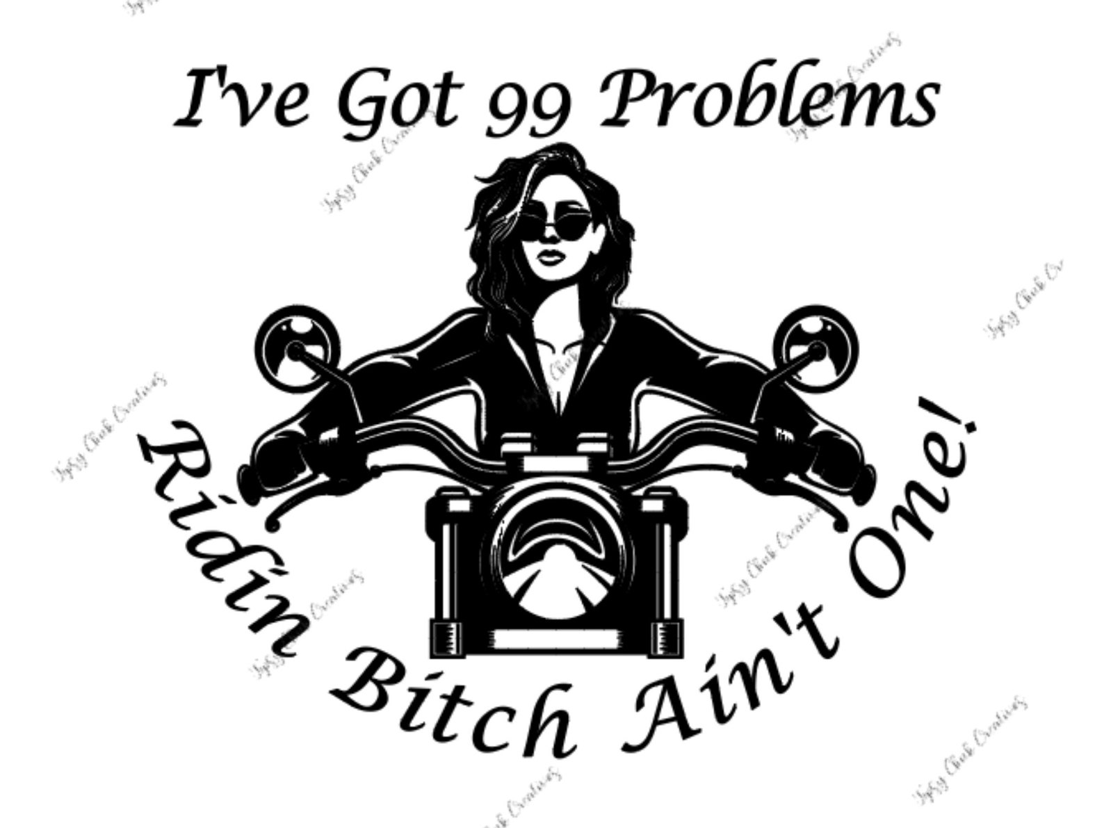 Motorcycle Decal Biker Decal Lady Rider Bumper Sticker Etsy