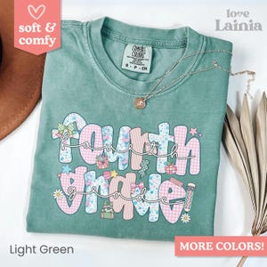 Comfort Colors® Fourth Grade Teacher Shirt, 4th Grade Teacher TShirt, Fourth Grade Teacher Team Tee, Elementary School First Day t Shirts