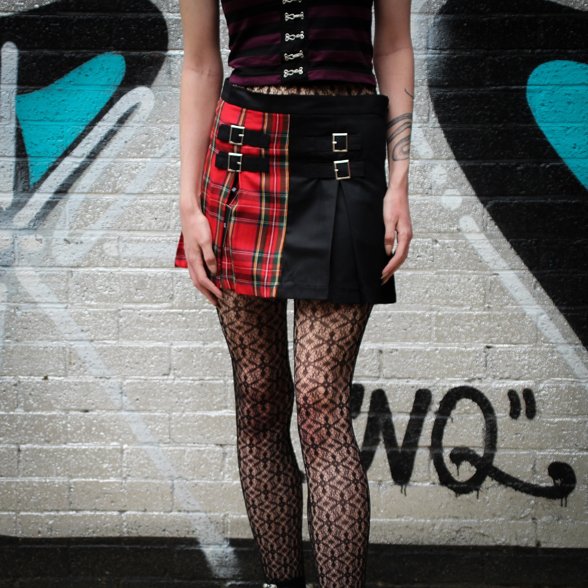 The Punk Plaid Skirt