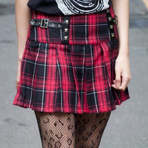 Pink Tartan Skirt Etsy UK