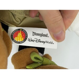 VTG Disney Minnie Mouse Tan Safari Plush Explorer Animal Kingdom WDW Compass Bild 6