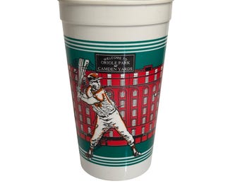 Baltimore Orioles Souvenir Cup | Camden Yards Stadium Plastic Drink Cup MLB Fan