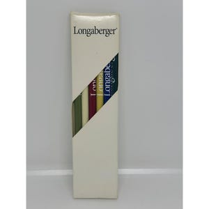 NIB Longaberger Pencil Set In Original Box - 4 Pencils In Assorted Colors Unused