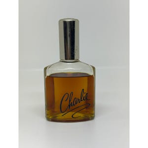 Vintage Revlon &quot;Charlie&quot; 2 1/4 fl oz. Concentrated Cologne Splash Glass Bottle