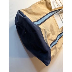 Bolso tote vintage de Disney World, lona color canela, 1971, Mickey Mouse, bolso de playa retro para viajes imagen 9