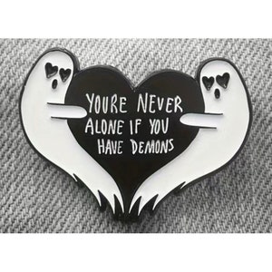 Halloween Horror Ghost Enamel Pin - Funny Fashion Accessory for Bags - Gift