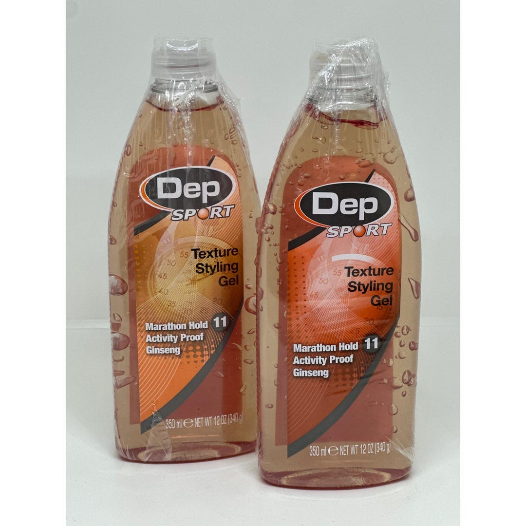 Dep Sport Texture Styling Gel Marathon Hold 11 Activity Ginseng 12 Oz 2 ...