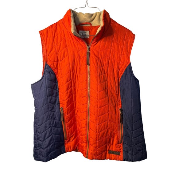 G.H. Bass, VTG GH Bass Quilted Puffer Vest Full Zip Lightweight Layering Jacket XL Womens
