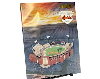 VTG 1991 Orioles Memorial Stadium Final Game Program 10/6/91 Baltimore vs Tigers