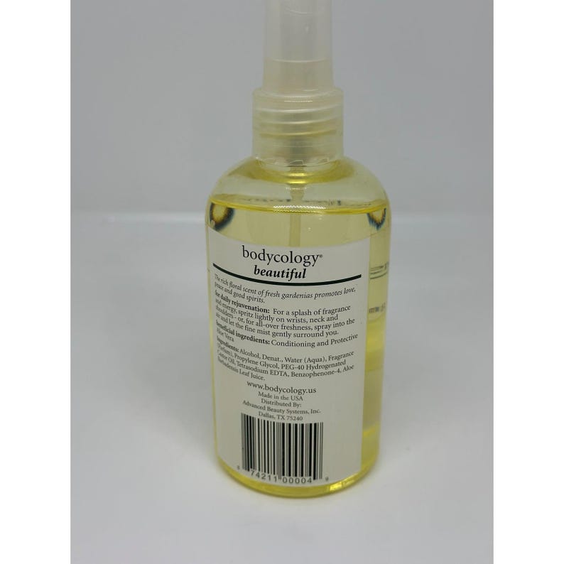 Old Stock Bodycology White Gardenia Body Mist Spray 8 fl oz Refreshing Fragrance Bild 4