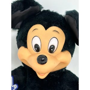 VTG 1981 Disney Applause Mickey Mouse Plush Stuffed Toy Doll 6.5"x9.5" w/ Tag afbeelding 3