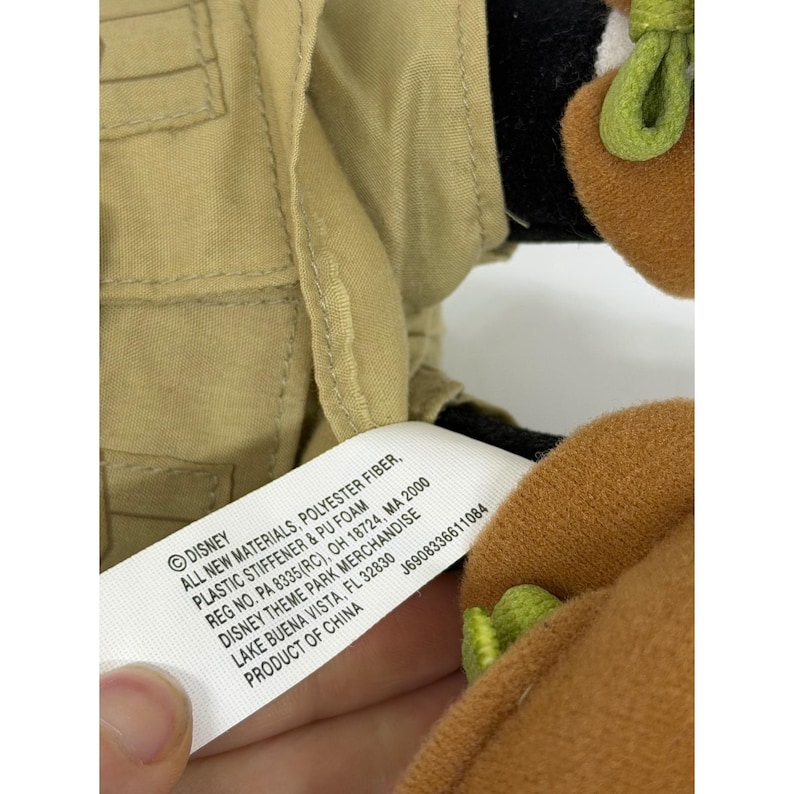 VTG Disney Minnie Mouse Tan Safari Plush Explorer Animal Kingdom WDW Compass Bild 7