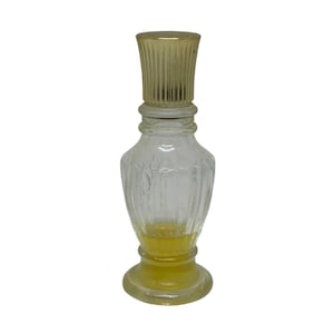 VTG Pearls & Lace Cologne Glass Bottle With Gold-Tone Cap 0.5 Fl Oz READ 25%