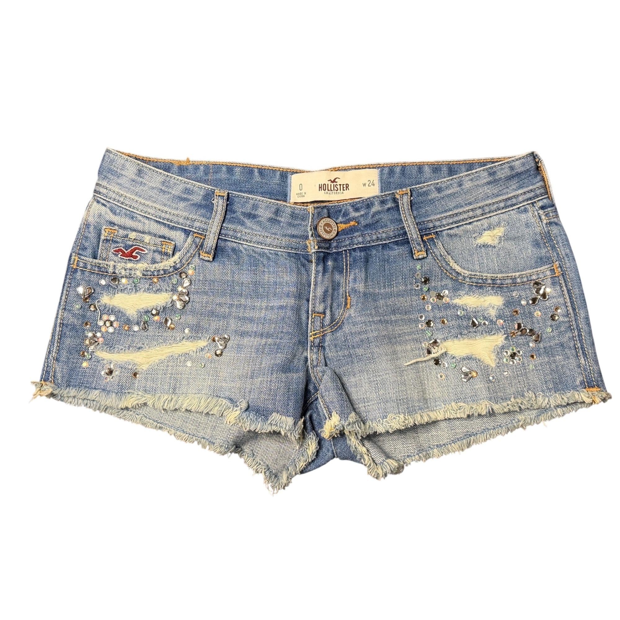 Y2k Jean Shorts - Etsy