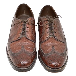 RARE VINTAGE Florsheim Shoe Imperial 93602 Kenmoor 11 Longwing Wingtip GUNBOAT
