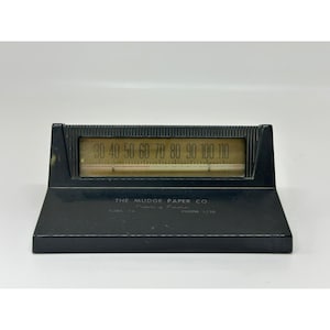 VTG 1950s Mudge Paper Co. Desk Thermometer With Retro Design Retro Desk Decor