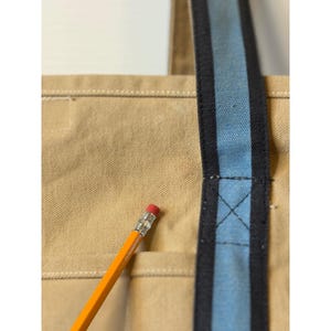 Bolso tote vintage de Disney World, lona color canela, 1971, Mickey Mouse, bolso de playa retro para viajes imagen 5