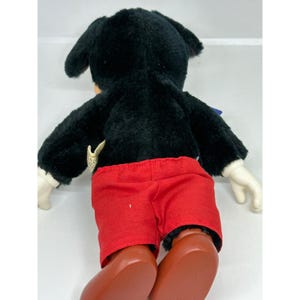 VTG 1981 Disney Applause Mickey Mouse Plush Stuffed Toy Doll 6.5"x9.5" w/ Tag afbeelding 8