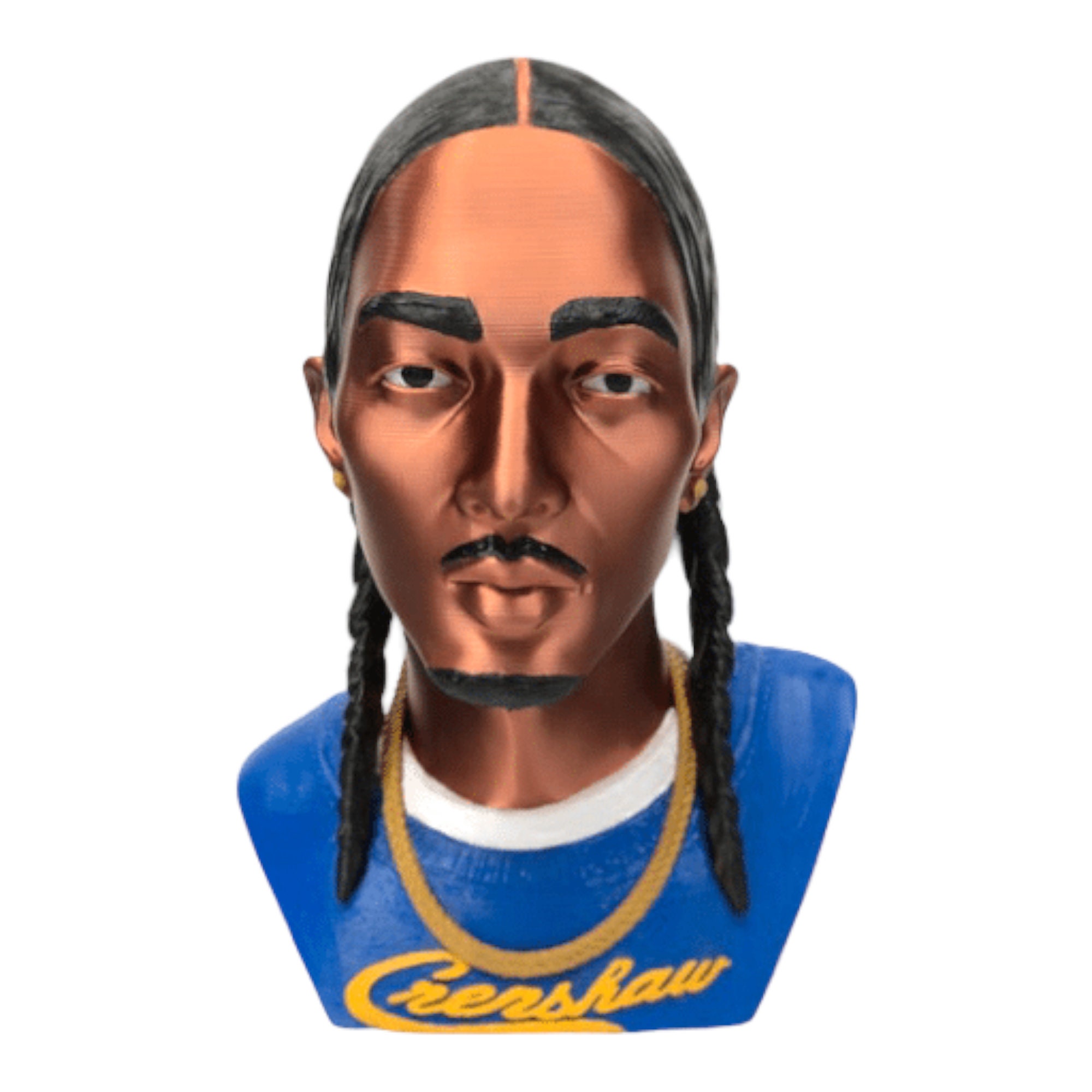 Nipsey Hussle Crenshaw Painted Bust Sculpture Etsy