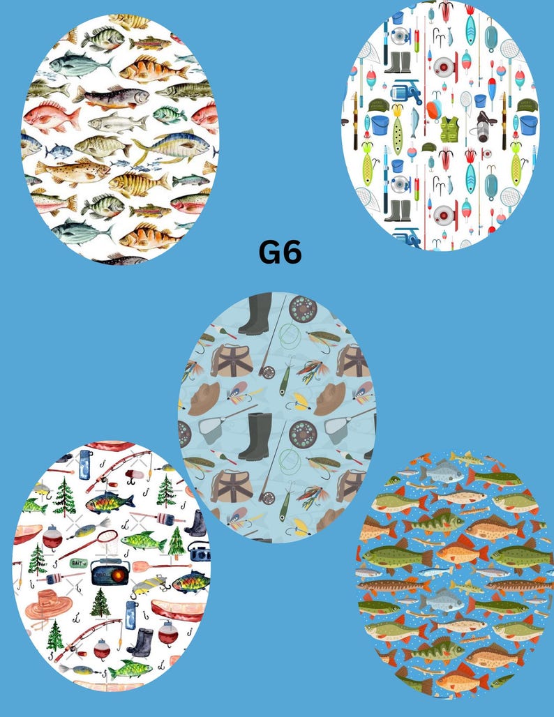 Fishing Theme CGM Stickers | Dexcom G7, Libre 2/3, G6 Cover Patches (5 ...