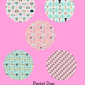 Dexcom G7 Dexcom G6 Libre 3, Libre 2 Dog Shape CGM Covers dogs Theme Style Pack of 5 pastel dog CGM With or Without Opening or Dog Shape