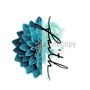 Faith PNG Sublimation Digital Download