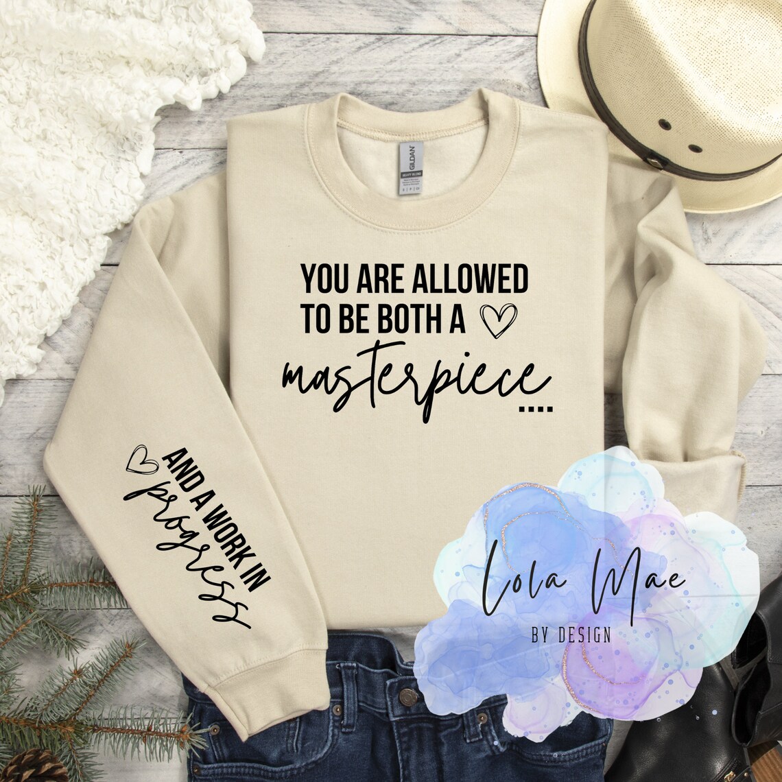You Are Allowed to Be a Masterpiece and a Work in Progress SVG PNG - Etsy