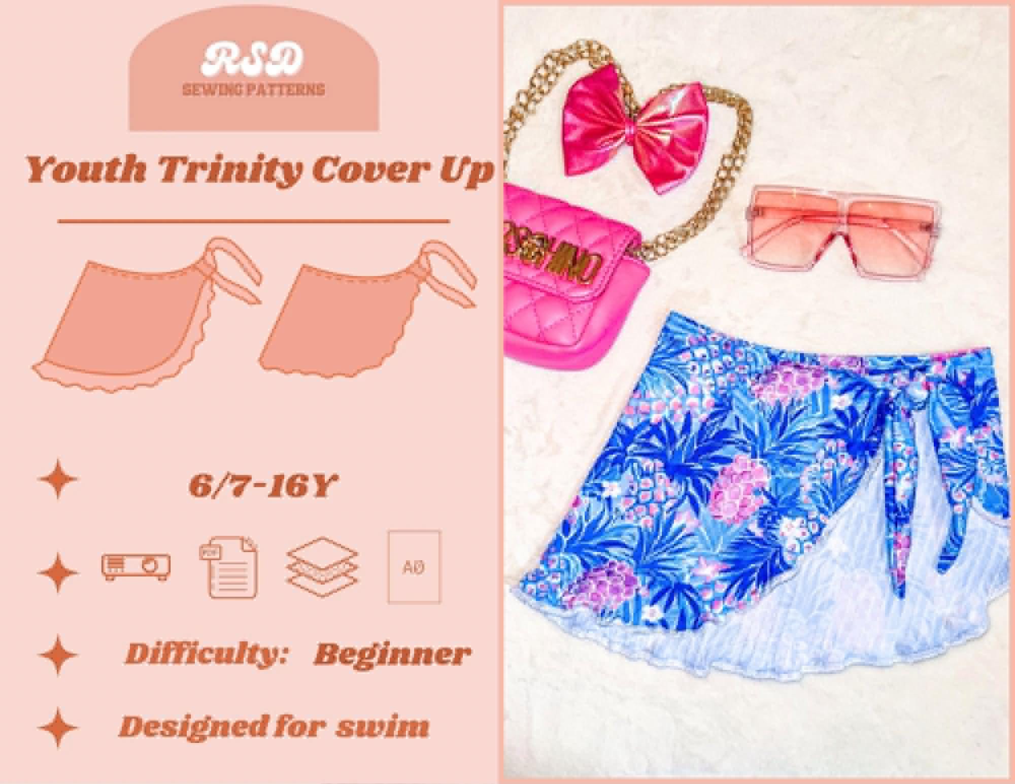 RSD Baby Trinity Beach Wrap PDF Sewing Pattern - Children Baby Toddler ...