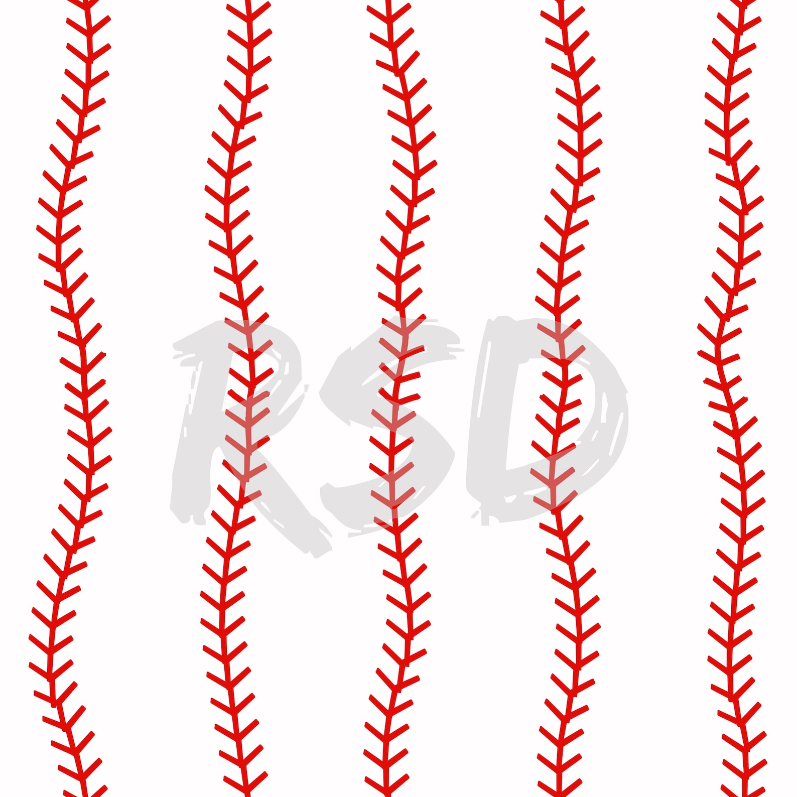 Baseball Stitches Seamless Digital Download Background File Spring