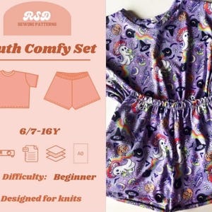 RSD Youth Comfy Set PDF Sewing Pattern - Children Baby Toddler Sewing Patterns