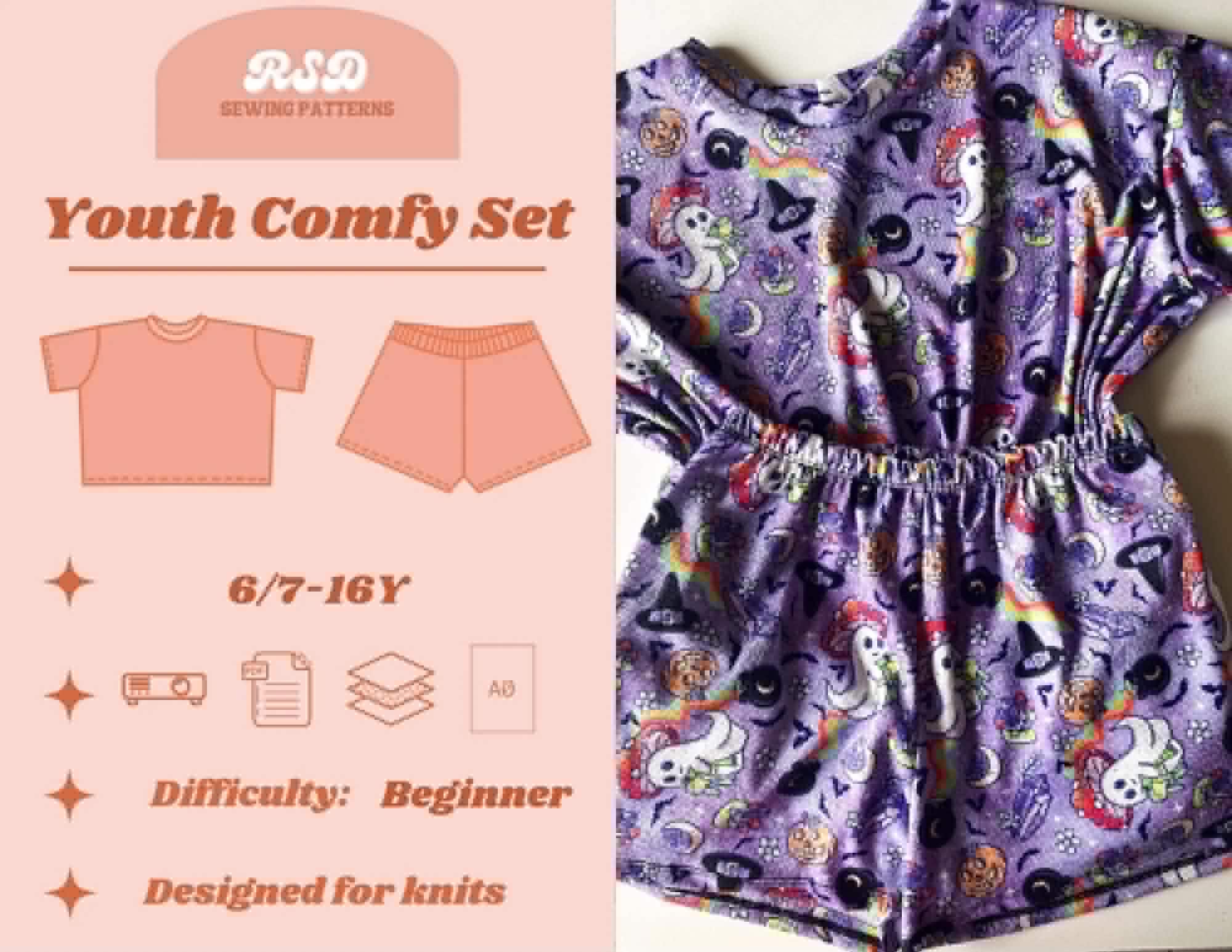 RSD Youth Comfy Set PDF Sewing Pattern - Children Baby Toddler Sewing ...
