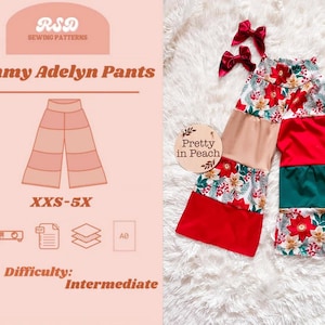RSD Mommy Adelyn Pants PDF Patron de couture - Patrons de couture pour bébés et bambins