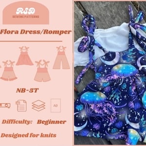 RSD Flora Bundle PDF Sewing Pattern - Children Baby Toddler Sewing Patterns