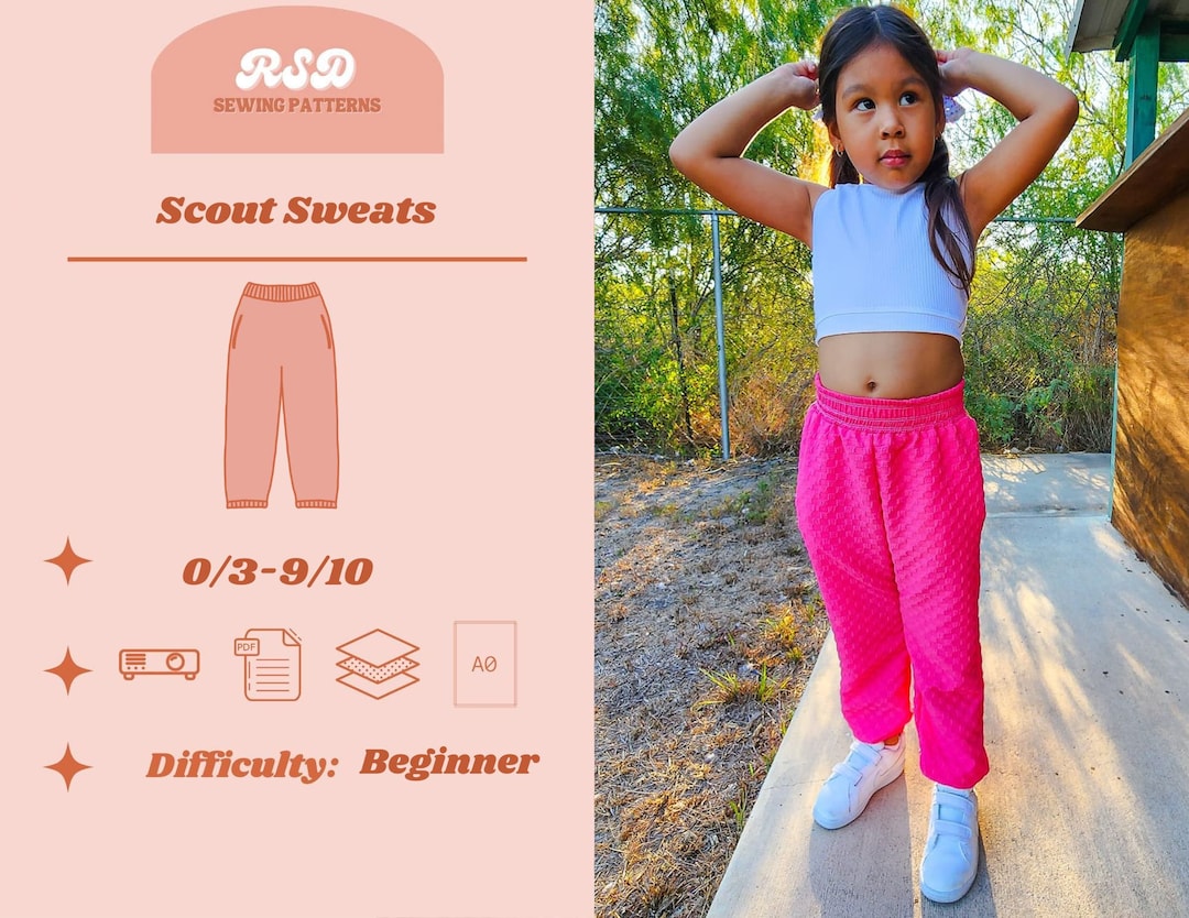 RSD Scout Sweats PDF Sewing Pattern - Children Baby Toddler Sewing ...