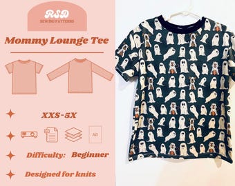 RSD Mommy Lounge Top PDF Sewing Pattern - Children Baby Toddler Sewing Patterns