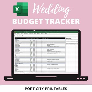 Wedding Budgeting & Expense Tracking Template - Microsoft Excel Spreadsheet