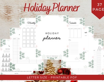 Christmas Holiday Planner - PDF Printable