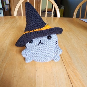 Witch Cat Crochet Plushie