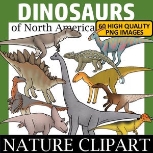 Dinosaur Clip Art (Dinosaurs of North America Clipart)