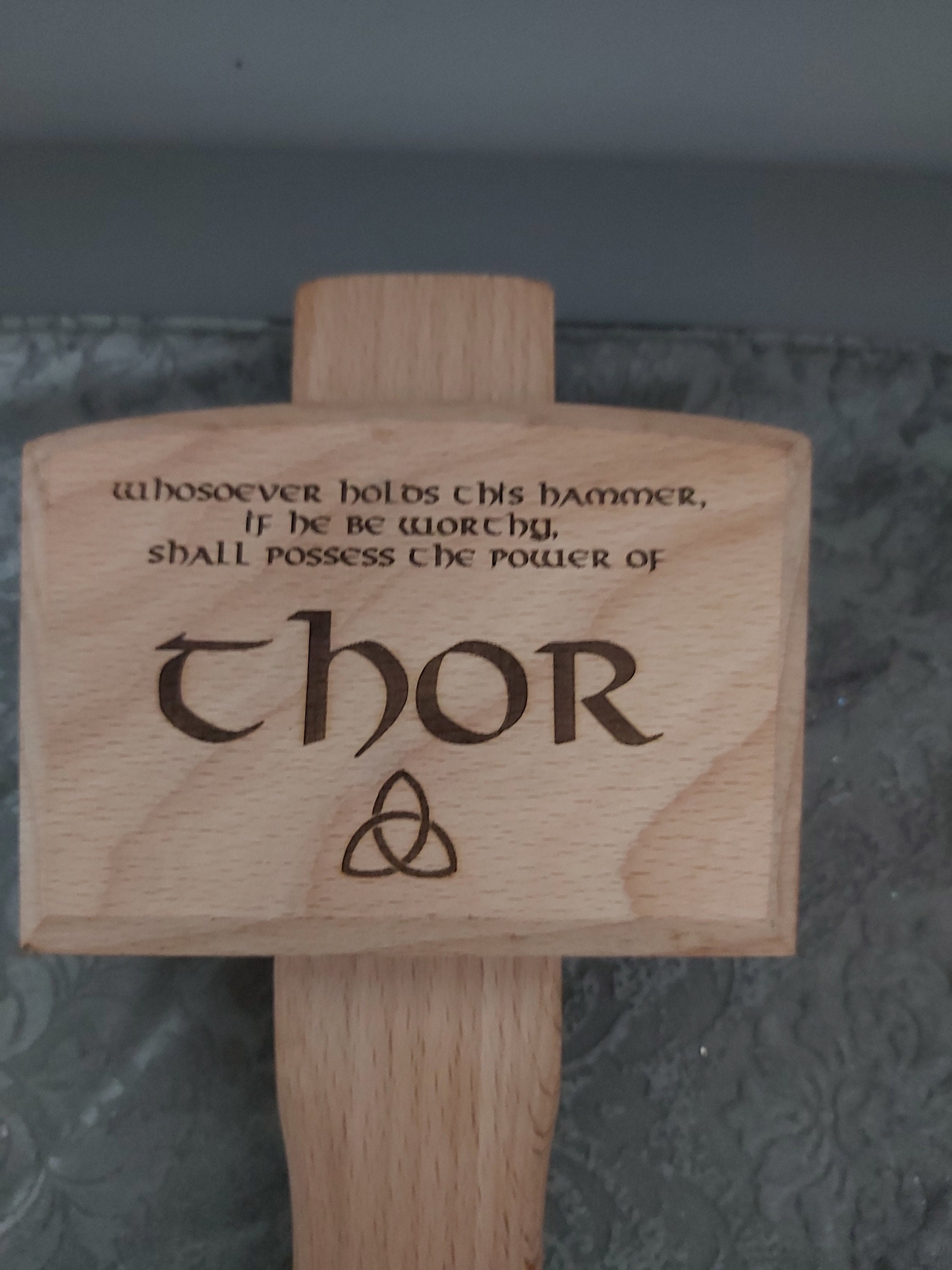 Wield Thor's Hammer Mjolnir Etsy