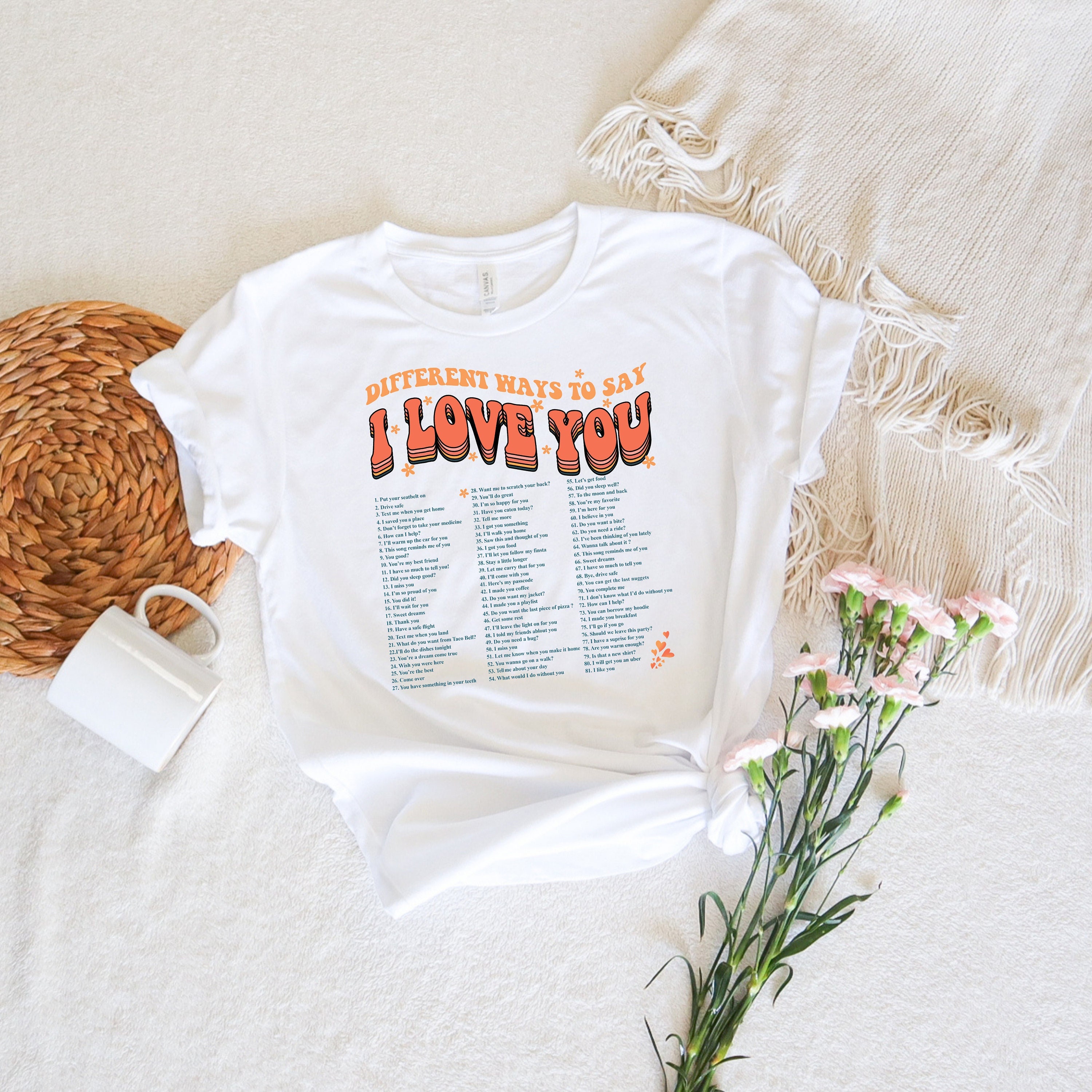 Different Ways to Say I Love You Tee Love Shirt Lover Shirt - Etsy