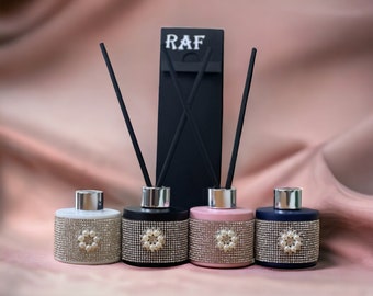 Reed Diffuser Embellished in Rhinestones - Bottle Only