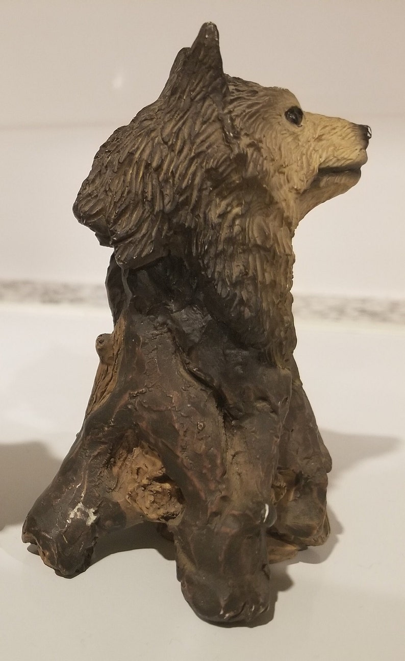 Cattle Dog Figurine Dog Hand Painted Statute Dog Solid Resin Etsy